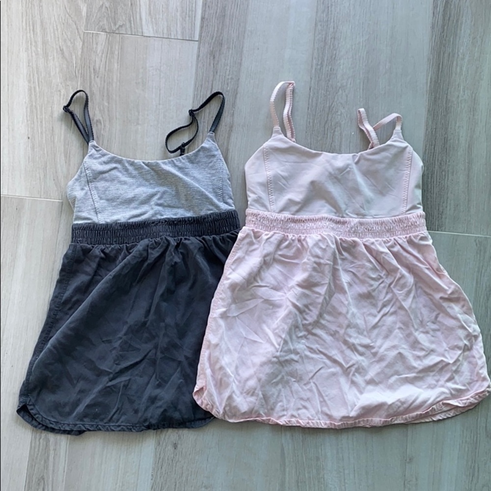 Lululemon tank top x 2 size 2 & 4